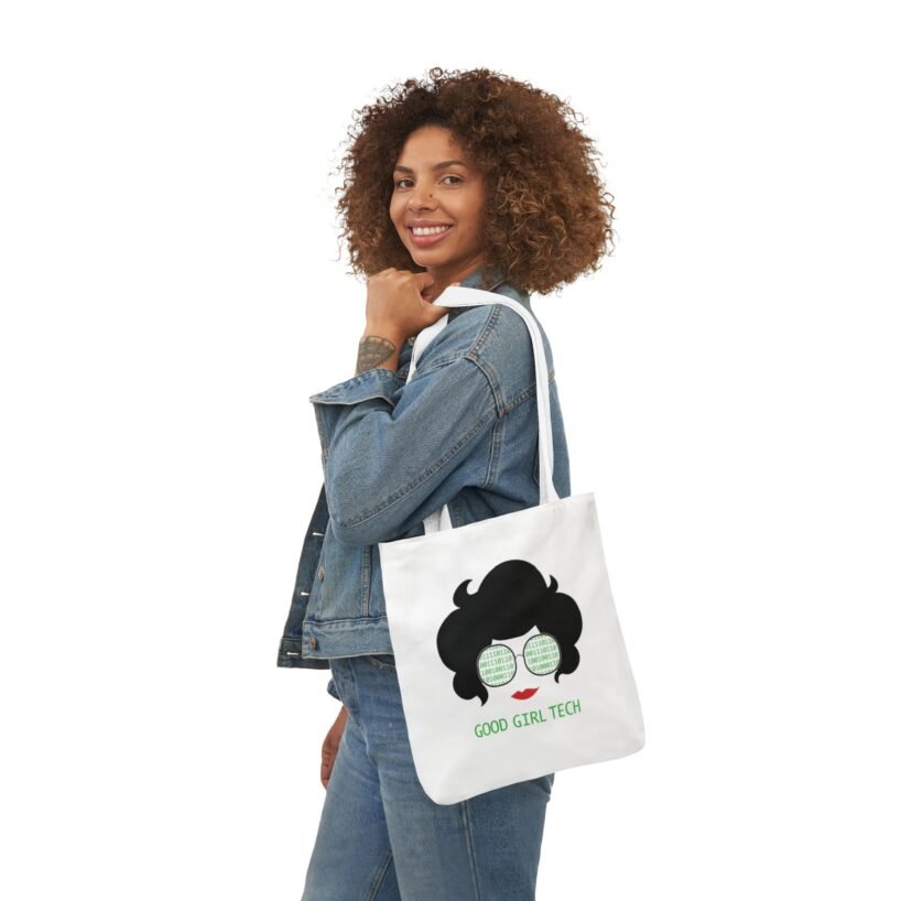 Good Girl Tech Canvas Tote Bag