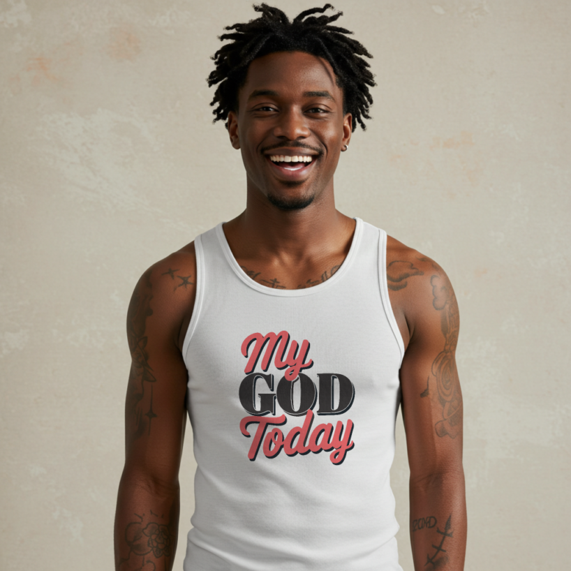 My GOD Today" Faith-Based Tank Top – Spiritual & Stylish
