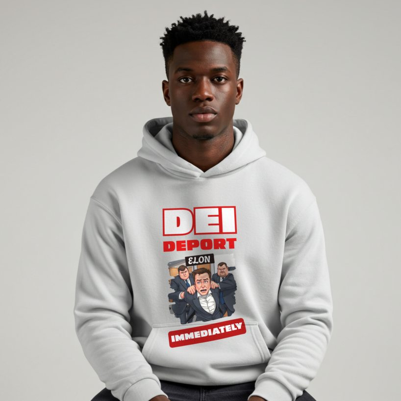 Fleece Hoodie - Deport Elon Immediately