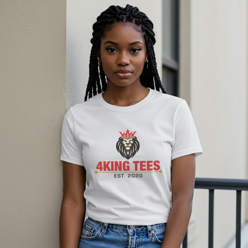 4King Tees Women’s Graphic T-Shirt – Bold & Stylish Statement Top