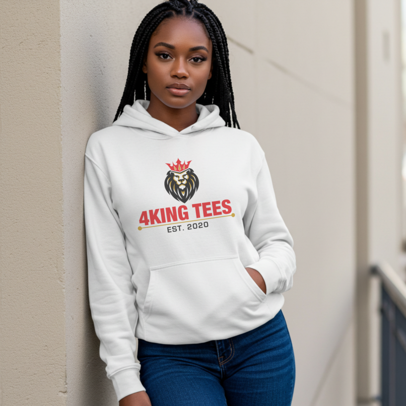 4King Tees Women’s Hoodie – Cozy Vibes, Fierce Look