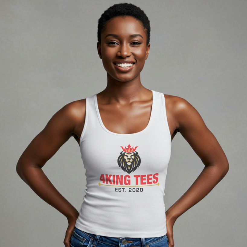 4King Tees Women’s Crop Tank Top – Confidence Meets Comfort