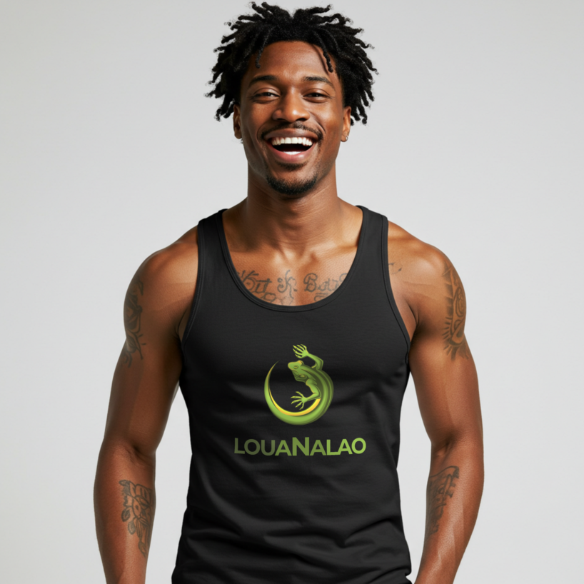 Louanalao Men's Tank Top | Cool & Custom Summer Design