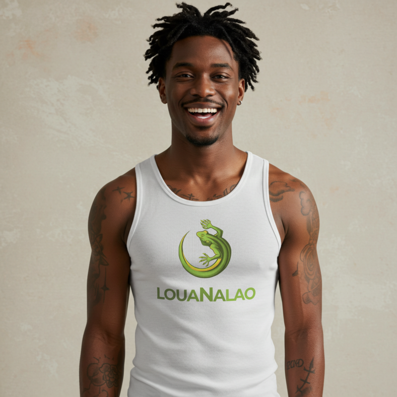 Louanalao Men's Tank Top | Cool & Custom Summer Design - Image 2