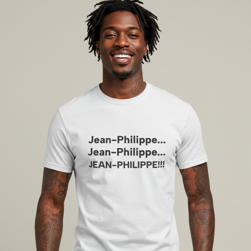 Jean-Phillipe Men’s T-Shirt – Bold Style for the Confident Modern Man
