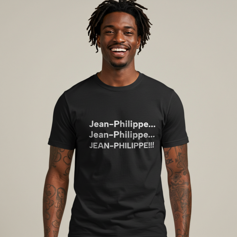Jean-Phillipe Men’s T-Shirt – Bold Style for the Confident Modern Man - Image 2