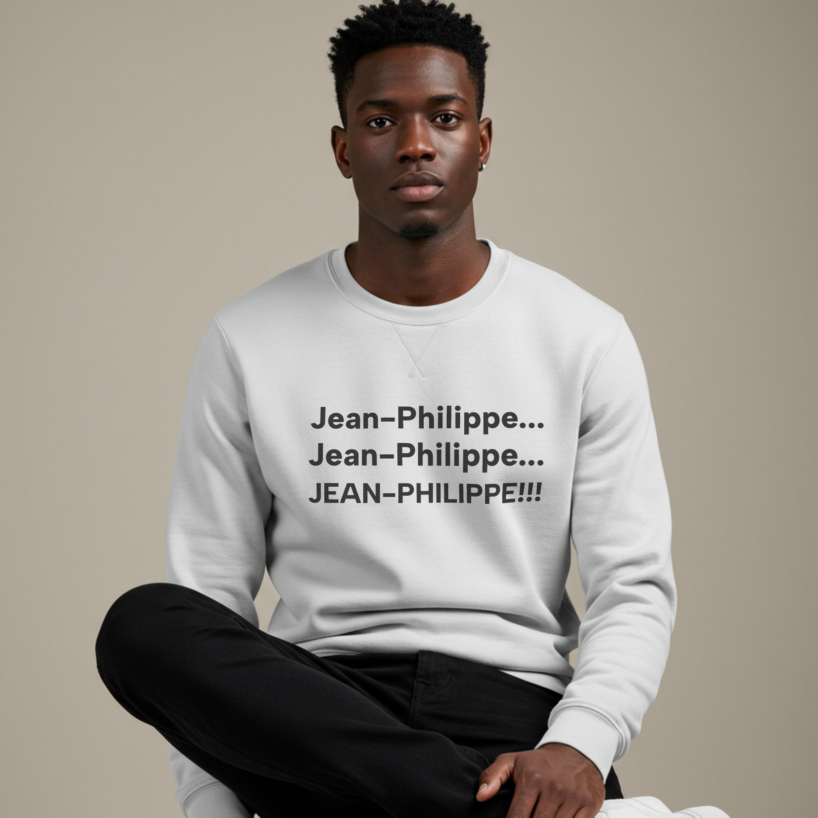 Jean-Philippe Men's Graphic Sweatshirt – Bold & Stylish Custom Streetwear for Men