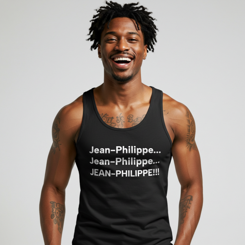 Men's "Jean-Philippe" Premium Tank Top | Custom & Unique Male Apparel
