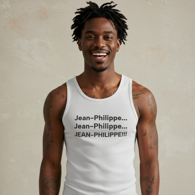 Men's "Jean-Philippe" Premium Tank Top | Custom & Unique Male Apparel - Image 2