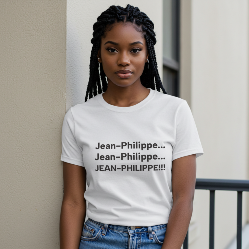Jean-Philippe Vintage Vibe Women’s T-Shirt – Soft, Feminine & Bold Statement Top