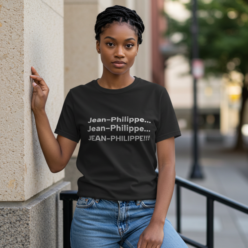 Jean-Philippe Vintage Vibe Women’s T-Shirt – Soft, Feminine & Bold Statement Top - Image 2