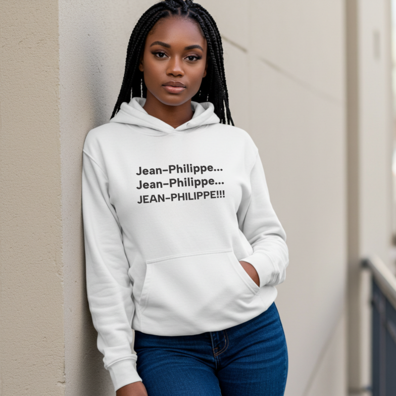 Jean-Philippe Hoodie – Stylish & Custom Unisex Hoodies for Women Who Love Bold Fashion - Image 2