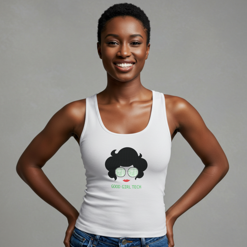 Women's "Good Girl Tech" Tank Top - Empower Your Inner Innovator!