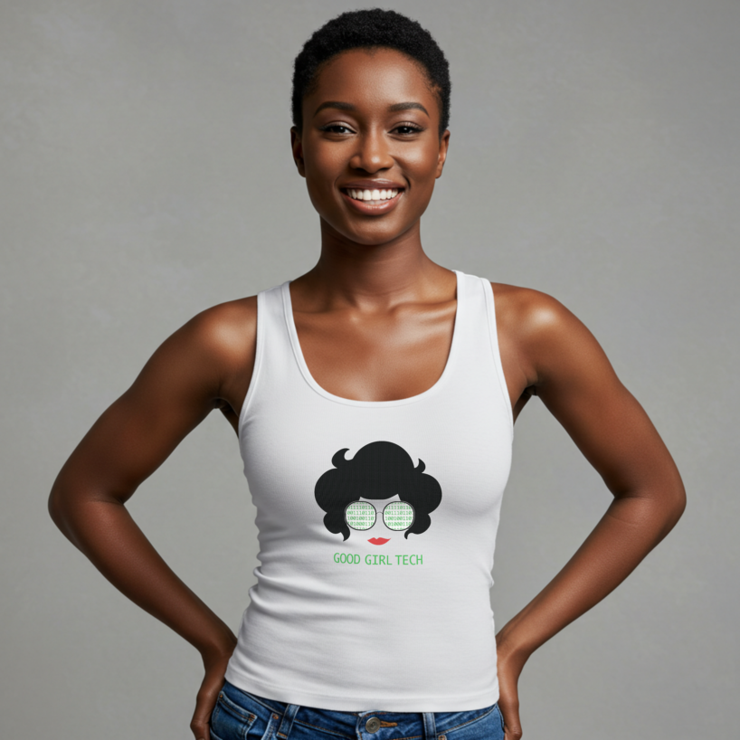 Women's "Good Girl Tech" Tank Top - Empower Your Inner Innovator!