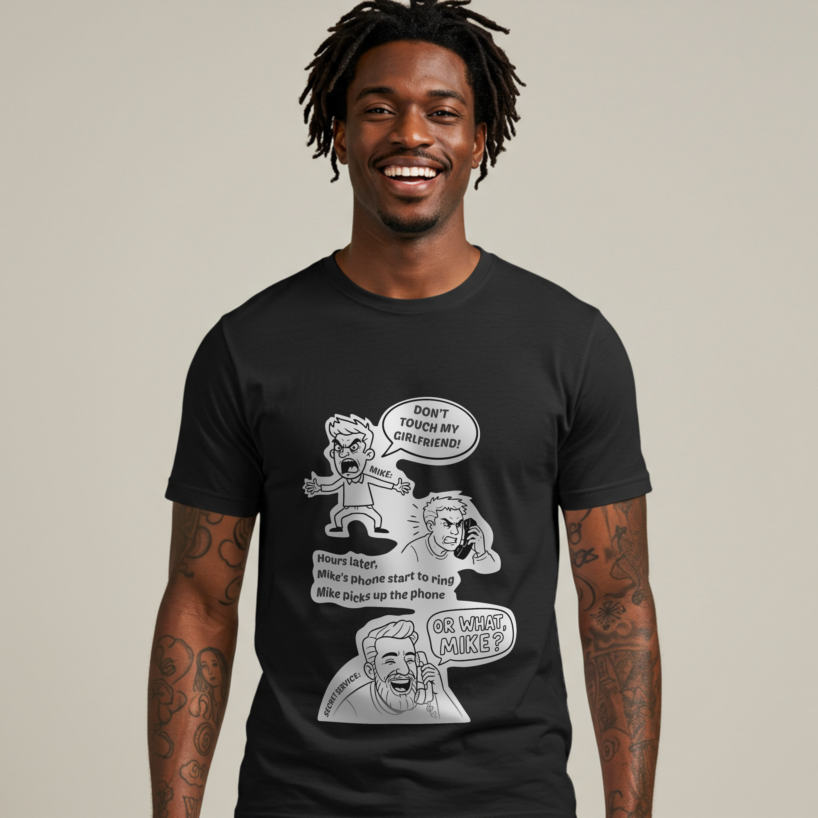 Men's "Don't Touch My Girlfriend" Statement T-Shirt - Protect What's Yours