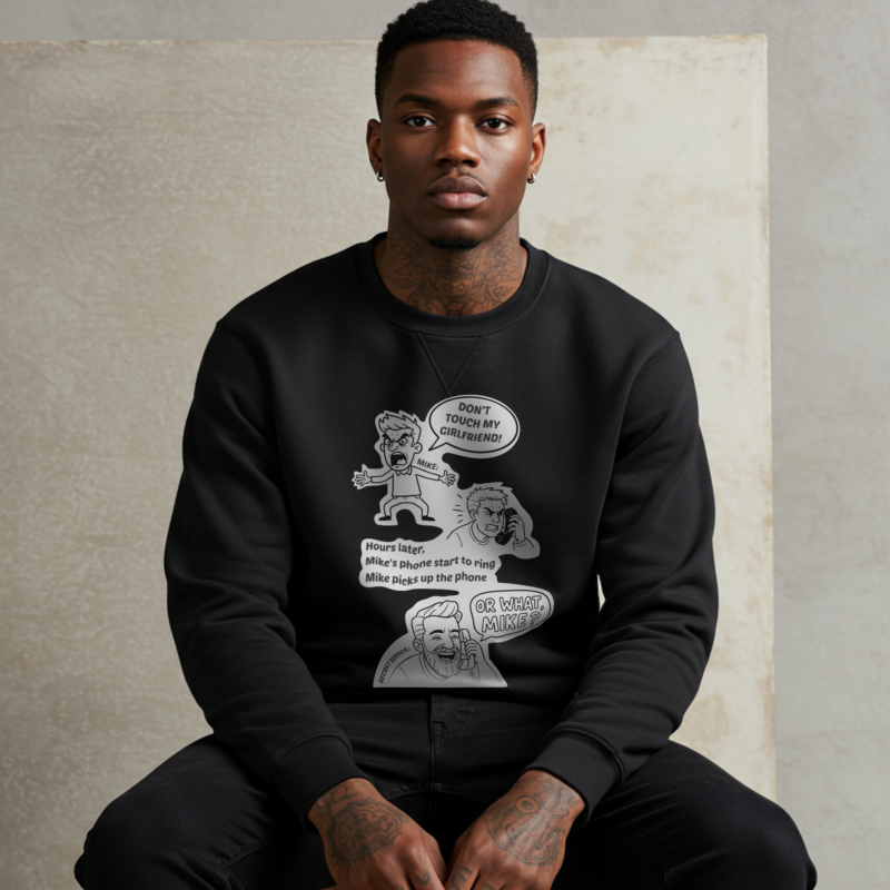 Men's "Don't Touch My Girlfriend" Sweatshirt - Loyalty & Comfort Combined - Image 2