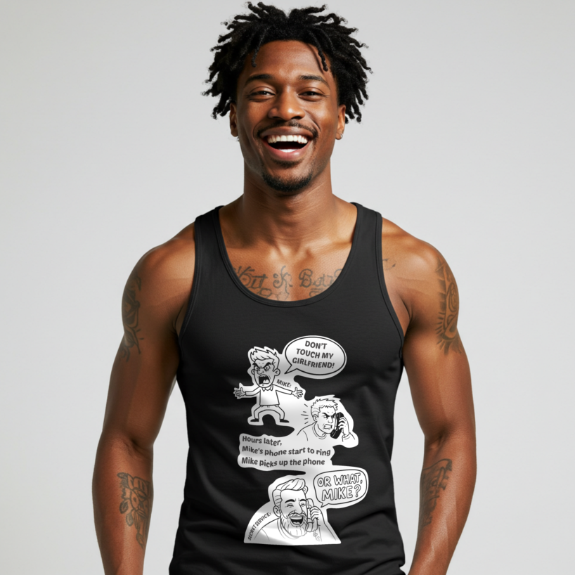 Men's "Don't Touch My Girlfriend" Tank Top - Bold & Ready