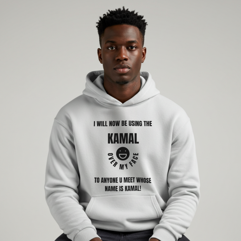 Men's "KAMAL" Custom Hoodie - Stay Warm, Stay Unique