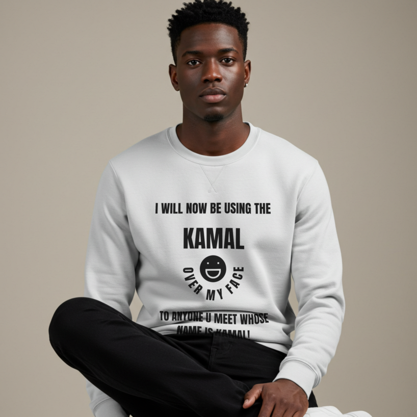 Men's "KAMAL" Custom Sweatshirt - Effortless Style, Personal Touch