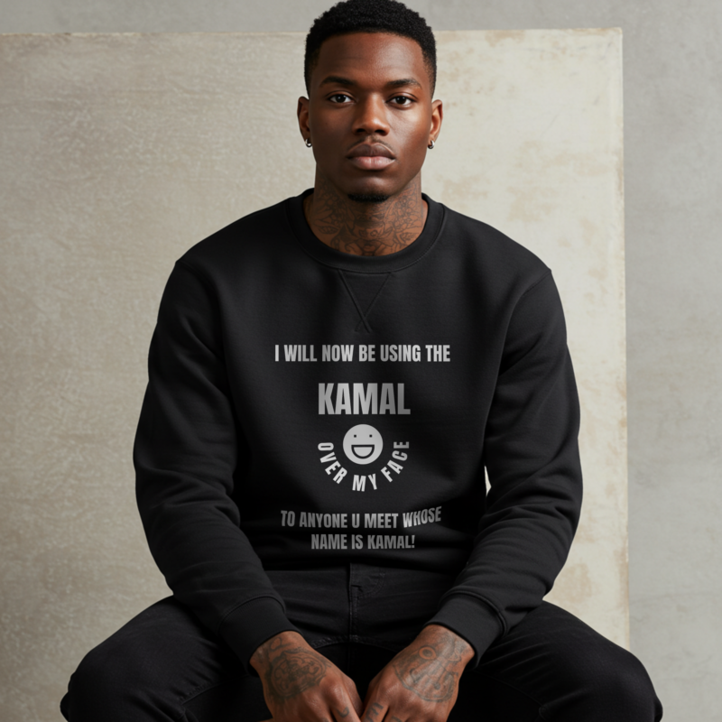 Men's "KAMAL" Custom Sweatshirt - Effortless Style, Personal Touch - Image 2